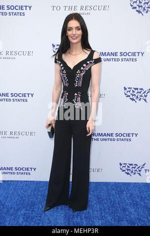 Los Angeles, CALIFORNIE, États-Unis. 21 avril 2018. 21 avril 2018 - Los Angeles, Californie - Lydia Hearst. La Humane Society of the United States' to the Rescue ! Gala de Los Angeles au Paramount Studios Backlot. Crédit photo : F. Sadou/AdMedia Banque D'Images