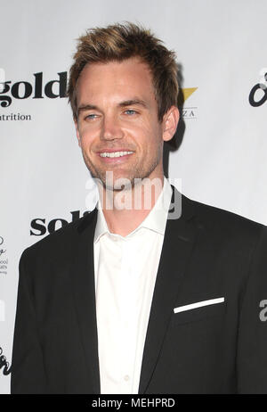 Hollywood, CALIFORNIE, États-Unis. 21 avril 2018. 21 avril 2018 - Hollywood, Californie - Tyler Hilton. CATstravaganza mettant en vedette les chats de Hamilton au Montalban Theatre. Crédit photo : F. Sadou/AdMedia Banque D'Images