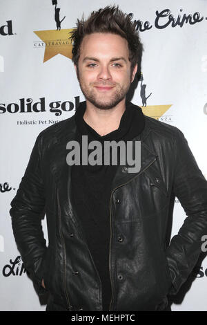 Hollywood, CALIFORNIE, États-Unis. 21 avril 2018. 21 avril 2018 - Hollywood, Californie - Thomas Dekker. CATstravaganza mettant en vedette les chats de Hamilton au Montalban Theatre. Crédit photo : F. Sadou/AdMedia Banque D'Images