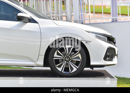 Bangkok - 24 février : Honda Accord Hybrid voiture en cours en Thaïlande 2018 LPGA Honda au Siam Country Club, Old Course le 24 février 2018 à Patta Banque D'Images