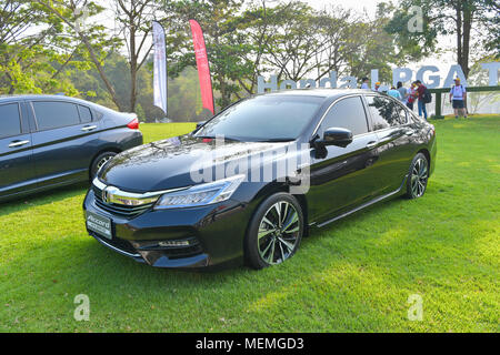 Bangkok - 24 février : Honda Accord Hybrid voiture en cours en Thaïlande 2018 LPGA Honda au Siam Country Club, Old Course le 24 février 2018 à Patta Banque D'Images