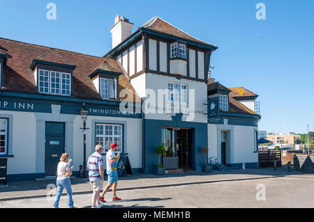 L'auberge de bateau sur le quai de Lymington, Quay Road, Lymington, New Forest District, Hampshire, Angleterre, Royaume-Uni Banque D'Images