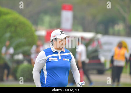 Shanshan Feng de Chine dans Honda LPGA Thailand 2018 au Siam Country Club, Old Course le 24 février 2018 à Pattaya Chonburi, Thaïlande. Banque D'Images