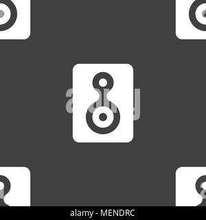 L'icône de la bande vidéo signe. Motif transparente sur un fond gris. Vector illustration Illustration de Vecteur