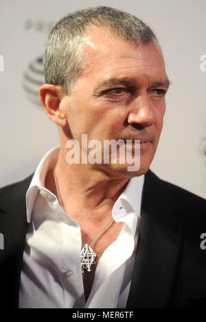 Antonio Banderas participant à la "Genius : Picasso premiere au cours de la 17e édition du Festival du film de Tribeca 2018 au CCMB Tribeca Performing Arts Centre le 20 avril 2018 à New York. Banque D'Images