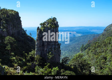 Le Pinnacle Rock dans le Blyde River Canyon, près de la ville de Graskop à Mpumalanga Afrique du Sud Banque D'Images