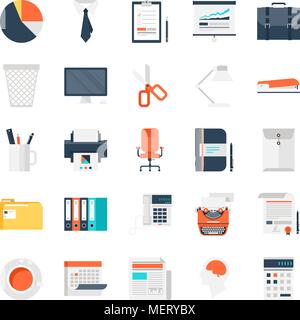 Icônes de bureau Illustration de Vecteur