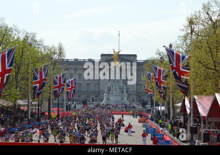 38e Marathon de Londres 2018 vierge Banque D'Images