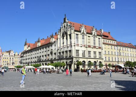 Wroclaw, Pologne. 22 avr, 2018. Avril 22,2018 Pologne Wroclaw Wroclaw dans GoÂ³Ãªbi Square Crédit : Piotr/Twardysko ZUMA Wire/Alamy Live News Banque D'Images