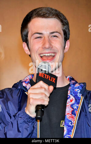 Tokyo, Japon. 23 avril, 2018. Dylan Minnette assiste à la "Netflix 13 raisons pour lesquelles' événement spécial à la Toho Cinemas Nihonbashi le 23 avril 2018 à Tokyo, Japon. Credit : Geisler-Fotopress/Alamy Live News Banque D'Images