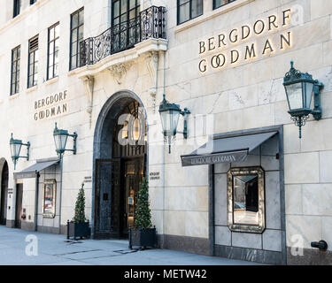 Magasin Bergdorf Goodman à New York. Banque D'Images