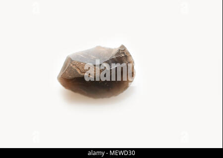 Grattoir en silex du Néolithique / période mésolithique, trouvés dans la région de East Yorkshire, Angleterre, Royaume-Uni. Banque D'Images