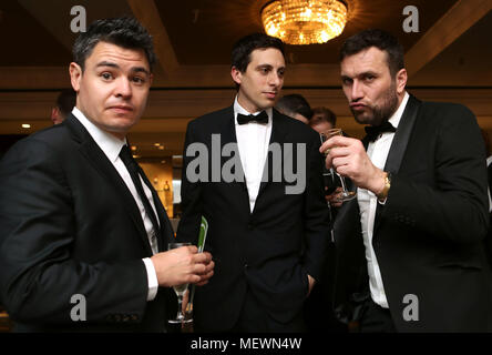 Les invités pendant la PFA Awards 2018 au Grosvenor House Hotel, Londres. ASSOCIATION DE PRESSE Photo. Photo date : dimanche 22 avril, 2018. Voir l'ACTIVITÉ DE SOCCER histoire PFA. Crédit photo doit se lire : John Walton/PA Wire Banque D'Images