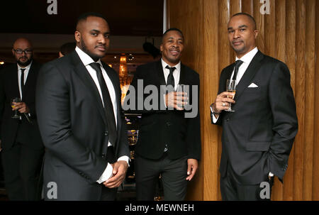 Les clients sont invités aux PFA Awards 2018 du Grosvenor House Hotel, Londres.APPUYEZ SUR ASSOCIATION photo.Date de la photo: Dimanche 22 avril 2018.Voir PA Story soccer PFA.Le crédit photo devrait se lire comme suit : John Walton/PA Wire Banque D'Images