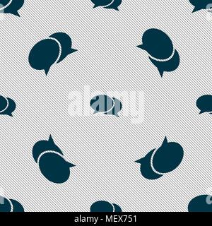 L'icône de bulles signe. Motif géométrique transparente avec la texture. Vector illustration Illustration de Vecteur