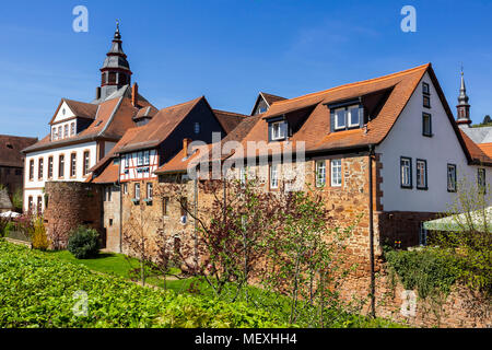 Centre-ville historique de Büdingen, Hesse, Germany, Europe Banque D'Images