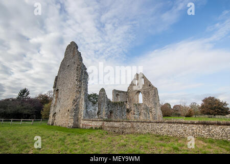 Ruines de Boxgrove Priory près de Chichester, West Sussex, UK Banque D'Images