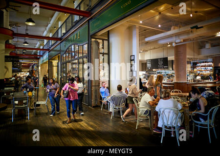 Atlanta capitale de l'état américain de Géorgie, Bellina Alimentari un restaurant italien à Ponce City Market Banque D'Images