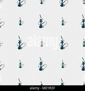 Signe du narguilé. Motif géométrique transparente avec la texture. Vector illustration Illustration de Vecteur