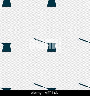 Turk café signe. Motif géométrique transparente avec la texture. Vector illustration Illustration de Vecteur