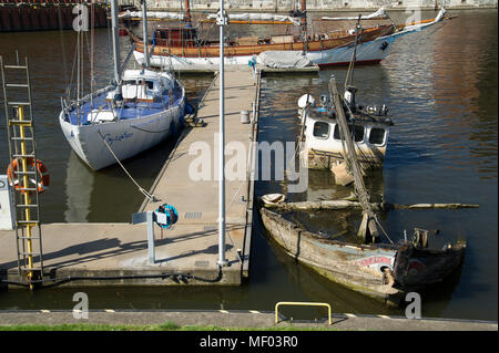 Marina en ville principale dans le centre historique de Gdansk, Pologne. 19 avril 2018 © Wojciech Strozyk / Alamy Stock Photo Banque D'Images