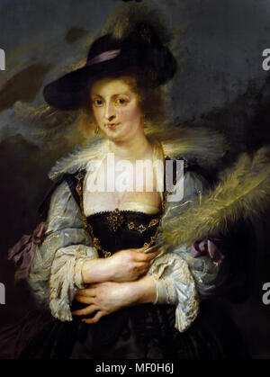 Portrait d'Hélène Fourment de Peter Paul Rubens (1577-1640) Belgique belge flamande Banque D'Images