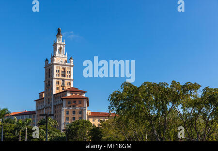 Le Biltmore Hotel Miami, Coral Gable, Comté de Miami-Dade, en Floride, aux États-Unis. Banque D'Images