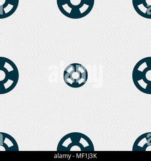 L'icône film signe. Motif géométrique transparente avec la texture. Vector illustration Illustration de Vecteur