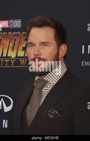 Los Angeles, USA. Apr 23, 2018. 23/04/2018 La première mondiale de "Avengers : l'infini la guerre" s'est tenue à Hollywood, CA Photo par Izumi Hasegawa / HollywoodNewsWire.co Crédit : Hollywood News Wire Inc./Alamy Live News Banque D'Images