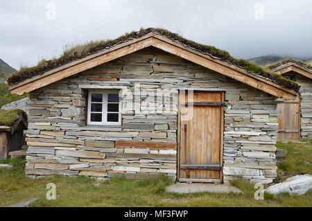 Petite maison dans un style scandinave Banque D'Images