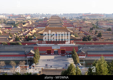 La Cité Interdite à Beijing Banque D'Images