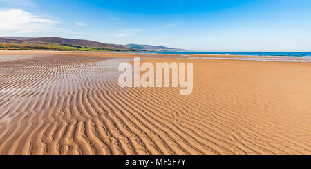 Royaume-uni, Ecosse, Côte Est, Brora, Mer du Nord, plage Banque D'Images