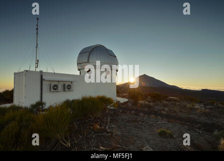 L'Espagne, Iles Canaries, Tenerife, le Teide Observatory Banque D'Images