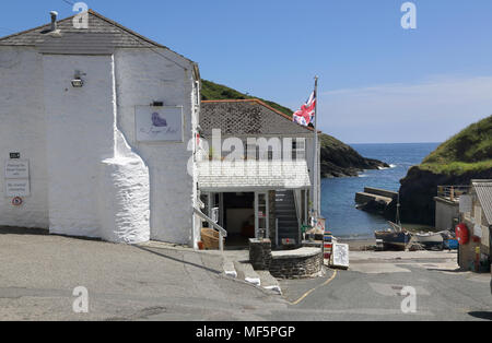 Le village de pêcheurs de portloe sur la côte de Cornouailles Banque D'Images