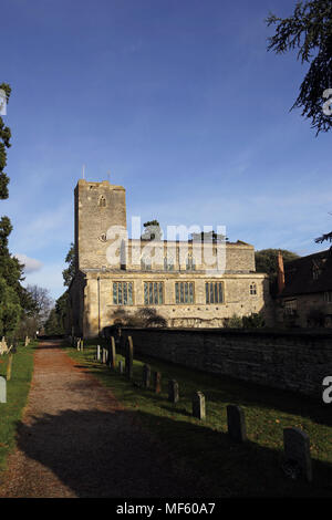 L'église St Mary, Deerhurst, Gloucestershire, vue extérieure Banque D'Images