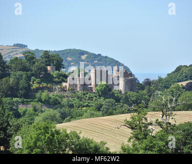 Château de Dunster, Somerset Banque D'Images