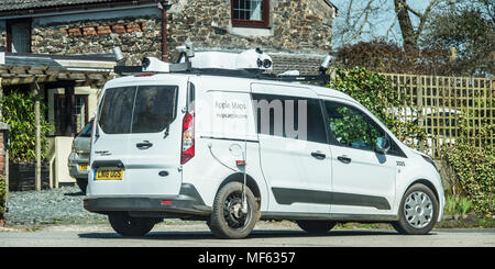 Voiture de cartographie d'apple Banque D'Images