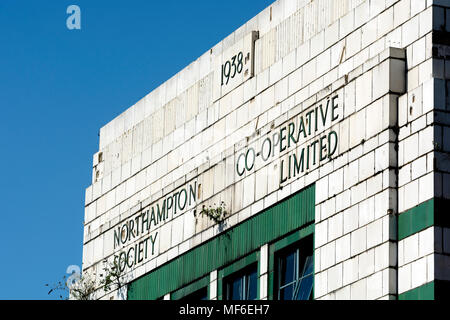 Northampton Co-operative Society building, Abington Street, Northampton, Royaume-Uni Banque D'Images