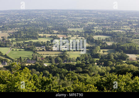 War Memorial et viewpoint à Mortain, en Normandie France Banque D'Images