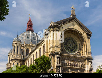 Eglise de Saint-Augustin à Paris - France Banque D'Images