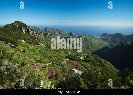 L'Espagne, Iles Canaries, Tenerife, montagnes d'Anaga Banque D'Images