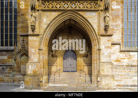 Partie arrière de la cathédrale d'Erfurt et Collegiate Church of St Mary, Erfurt, Allemagne. Martin Luther a été ordonné dans la cathédrale en 1507 Banque D'Images