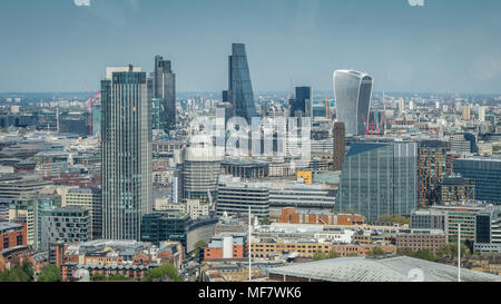 Ville de London l'un des grands centres de la finance mondiale Banque D'Images