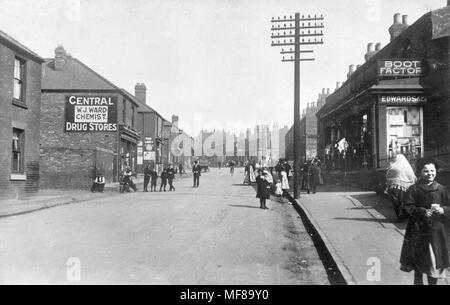 Doncaster Road Denaby Main Banque D'Images