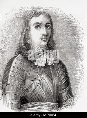 Richard Cromwell, 1626 - 1712. Fils d'Oliver Cromwell et deuxième Lord Protecteur d'Angleterre, l'Écosse et l'Irlande. À partir de la vieille Angleterre : A Pictorial Museum, publié 1847. Banque D'Images