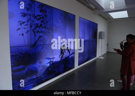 Ian Cheng des émissaires et lancement de livre 23 Avril 2018 Banque D'Images