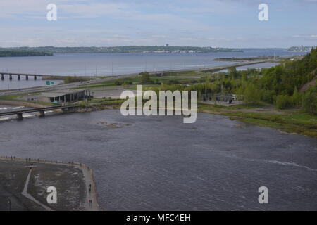 Spot- Parc de la Chute-Montmorency Banque D'Images