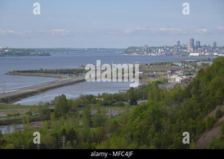 Spot- Parc de la Chute-Montmorency Banque D'Images