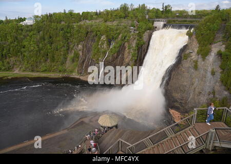 Spot- Parc de la Chute-Montmorency Banque D'Images