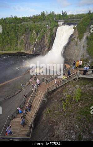 Spot- Parc de la Chute-Montmorency Banque D'Images